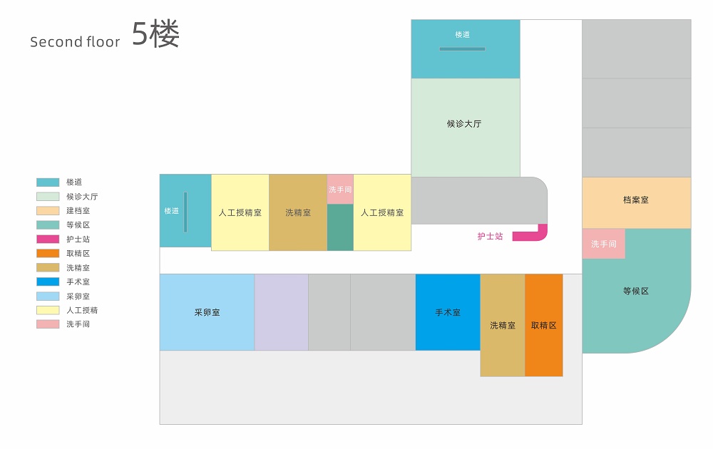 五楼平面图