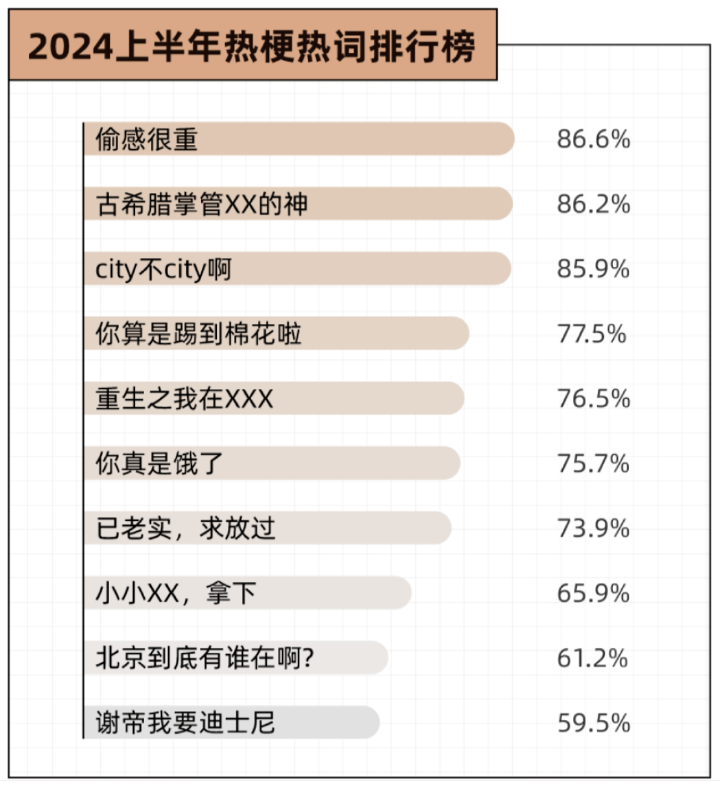 用2024年上半年热梗写出